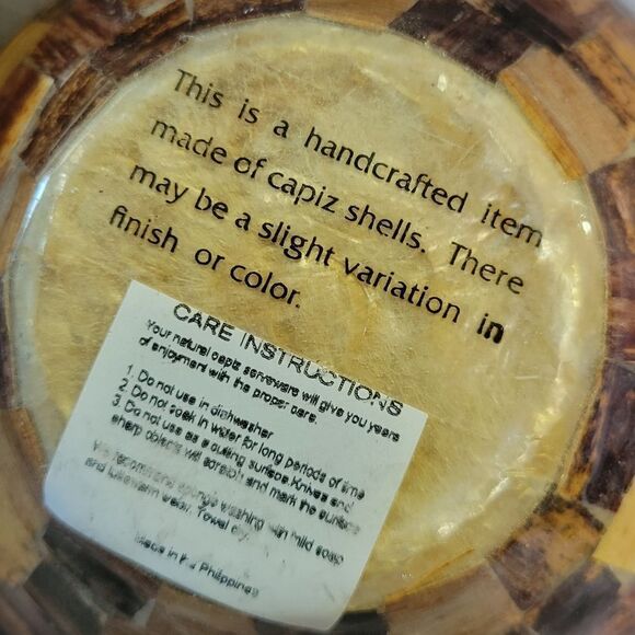 Capiz Shell Bowls - Picture 4 of 12